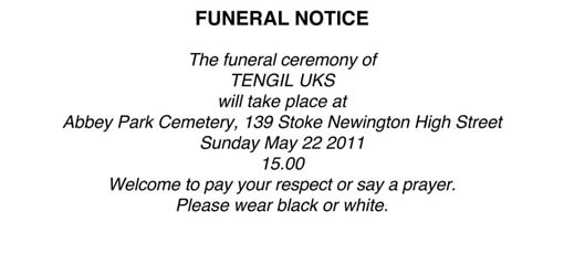 Funeral Notice